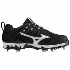 Mizuno 9-Spike Swift 7 Low Black Metal Women's Cleats