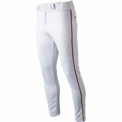 Easton Rival Adult Baseball Piped Pants -Gloves popular store AdultRivalWhiteRed