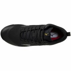 Mizuno Dominant 4 Black/White Mid Metal Men's Cleats -Gloves popular store MizunoDominant4BlackWhiteMidMetalMen sCleats4