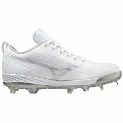 Mizuno Dominant 4 White Low Metal Men's Cleats