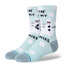 Stance With My Snowmies Kids Crew Socks