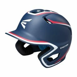 Easton Z5 2.0 Matte Finish Stars And Stripes Baseball Batter's Helmet With Universal Jaw Guard -Gloves popular store UNIVERSALJAWGUARD large 1