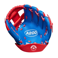 Wilson A200 EZ Catch Tee Ball Glove - 10" 6 Wilson A200 EZ Catch Tee Ball Glove - 10" -Gloves popular store WBW100456 1 A200 Tball 10 Royal Red