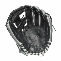Wilson A500 Youth Baseball Glove - 11" -Gloves popular store cf7496cace432240112d049399242aa9e4804c17 WBW100144 1 A500 Baseball 11 White Grey Black
