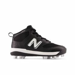 New Balance 3000v6 Black/White Youth Molded Cleats