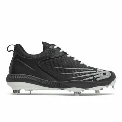 New Balance FuelCell 4040v6 Black With White Low Metal Men's Cleats