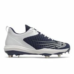 New Balance FuelCell 4040v6 Navy With White Low Metal Men's Cleats